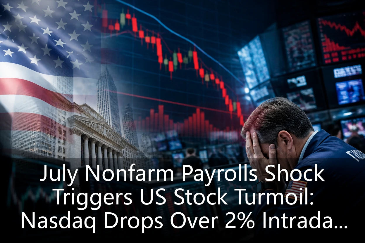 July Nonfarm Payrolls Shock Triggers US Stock Turmoil: Nasdaq Drops Over 2% Intraday as Rate-Cut Hopes Clash with Recession Fears