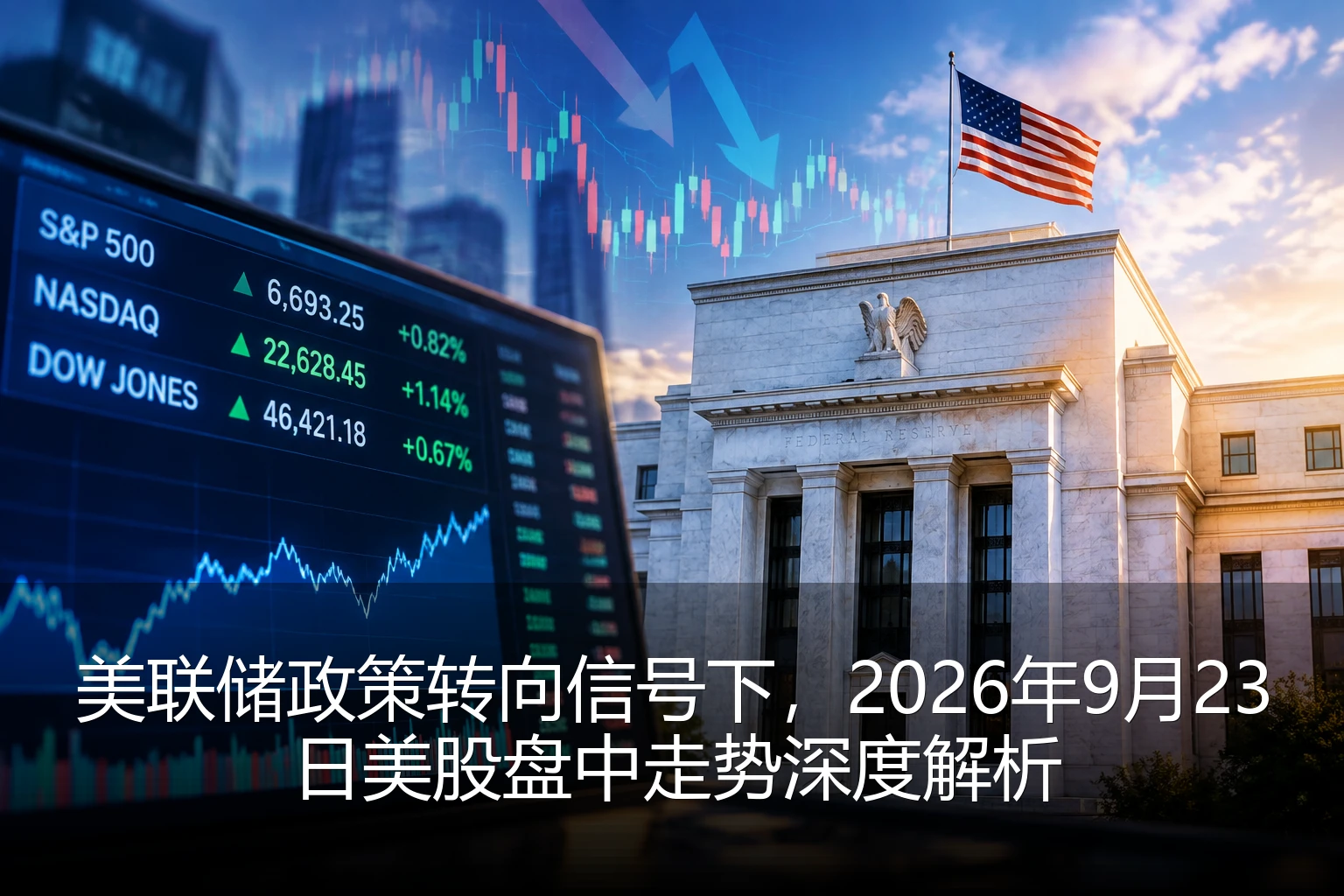 美联储政策转向信号下，2026年9月23日美股盘中走势深度解析