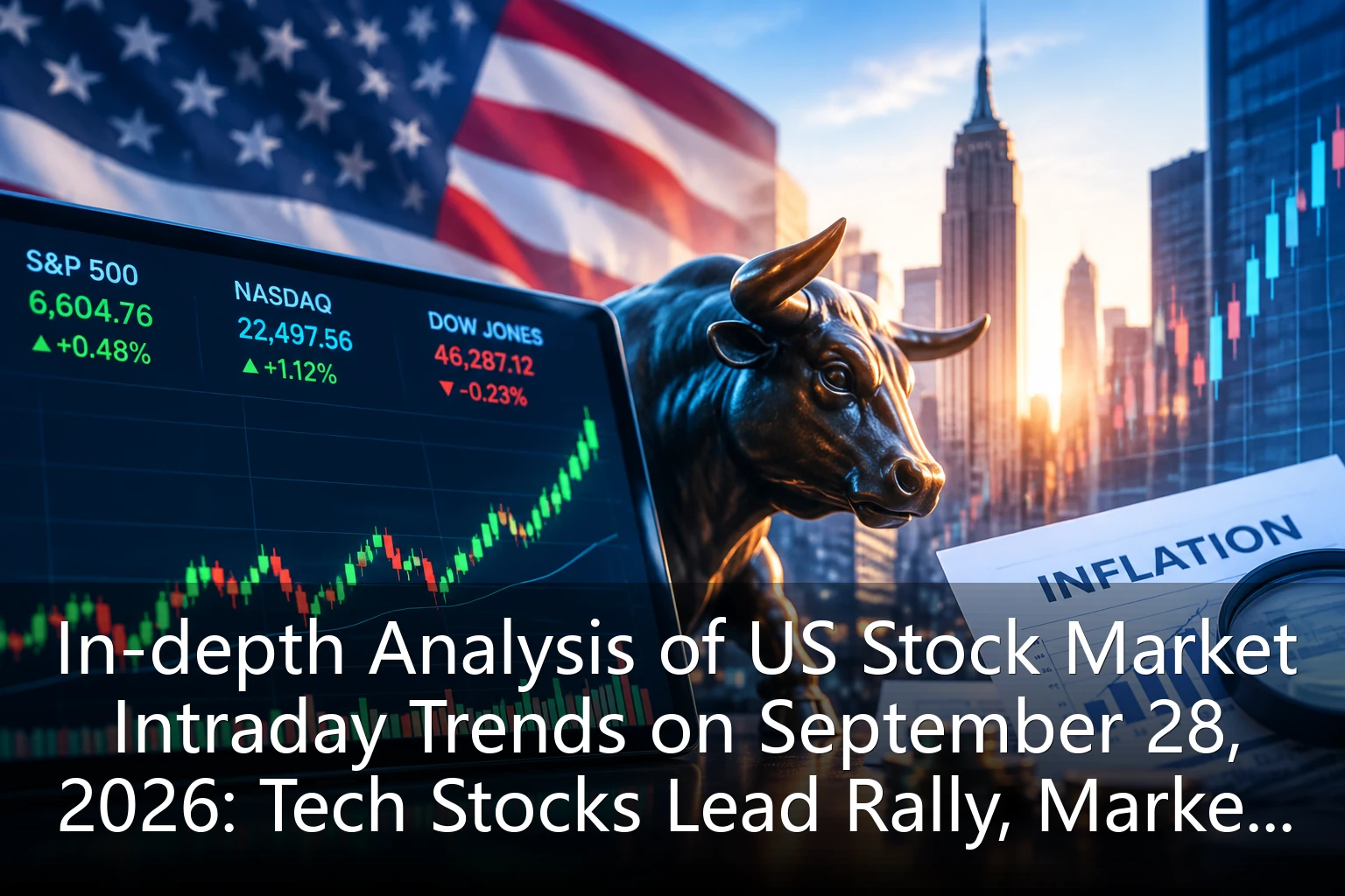 In-depth Analysis of US Stock Market Intraday Trends on September 28, 2026: Tech Stocks Lead Rally, Market Focus on Inflation Data