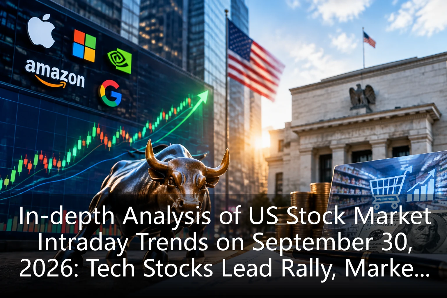 In-depth Analysis of US Stock Market Intraday Trends on September 30, 2026: Tech Stocks Lead Rally, Market Focus on Inflation Data