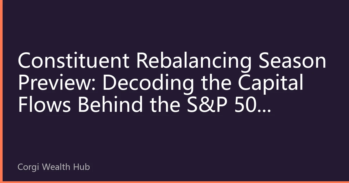 Constituent Rebalancing Season Preview: Decoding the Capital Flows Behind the S&P 500 Rebalance and Q4 Positioning Logic